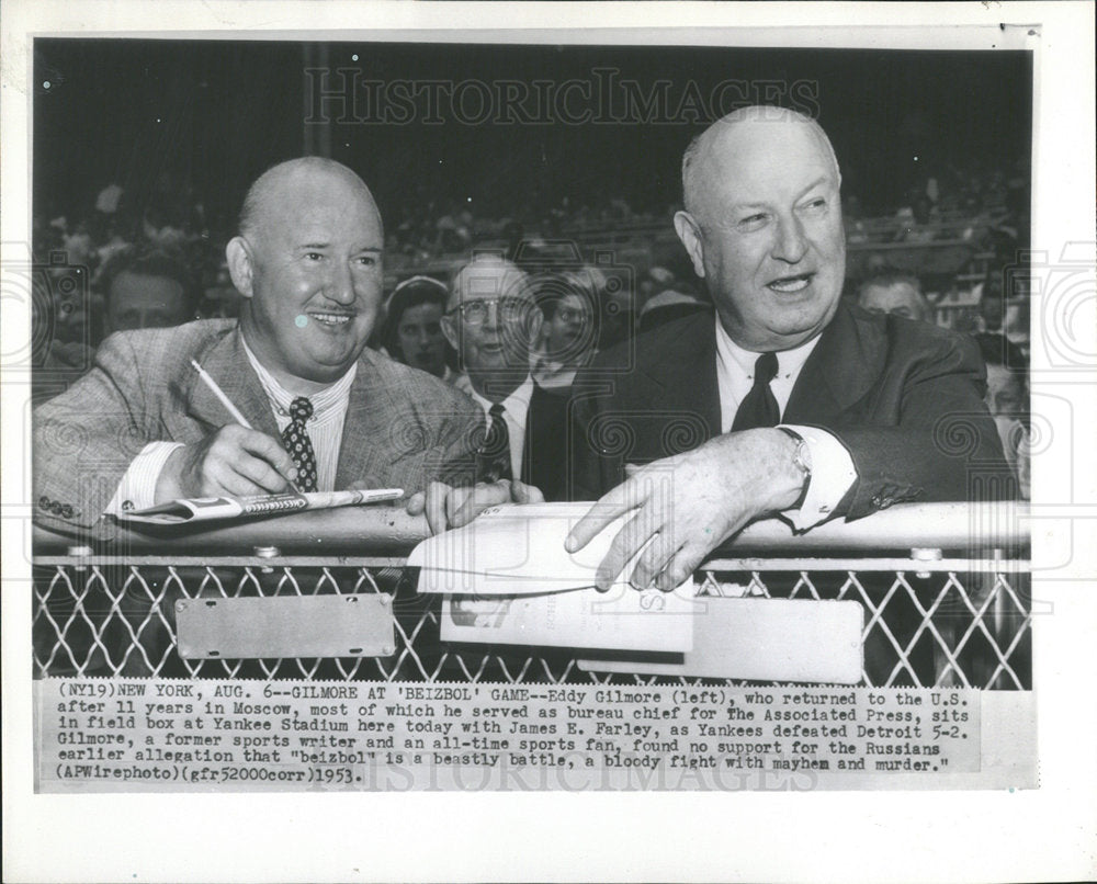 1953 Eddy Gilmore Moscow Associated Press - Historic Images