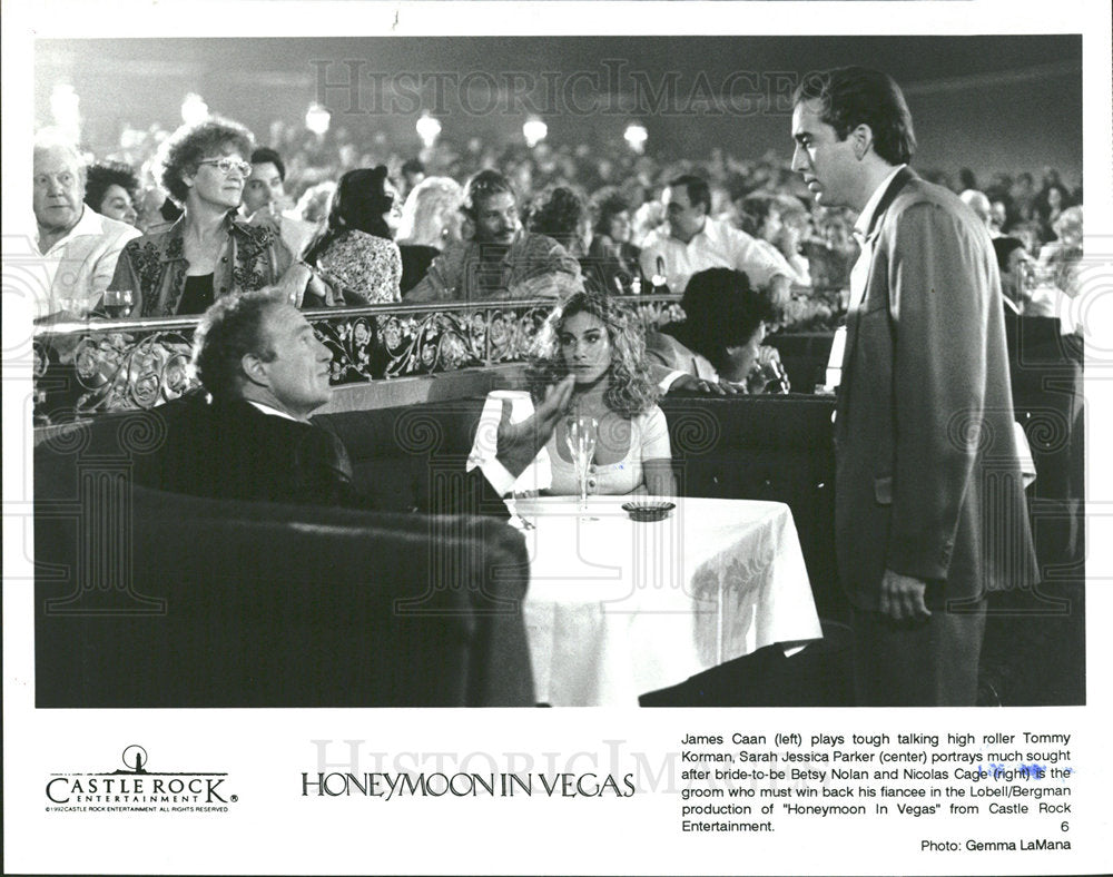 1994 Press Photo James Caan Tommy Korman Sarah Jessica - Historic Images