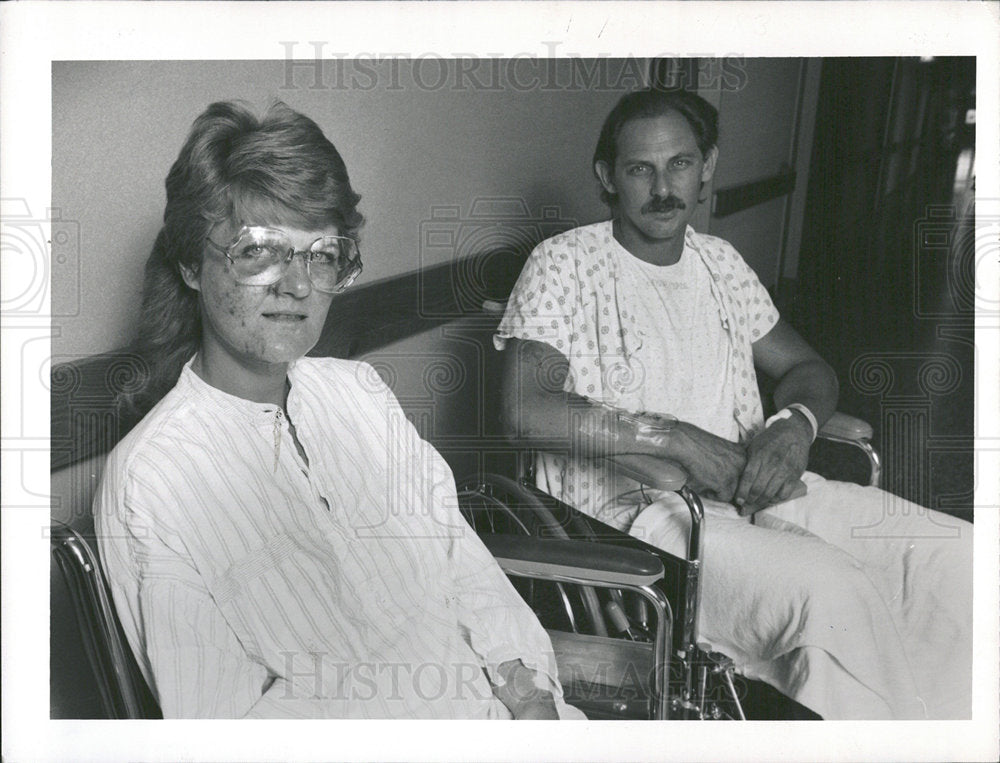 1988 Press Photo Joan Largent Rick Taylor St Anthony   - Historic Images