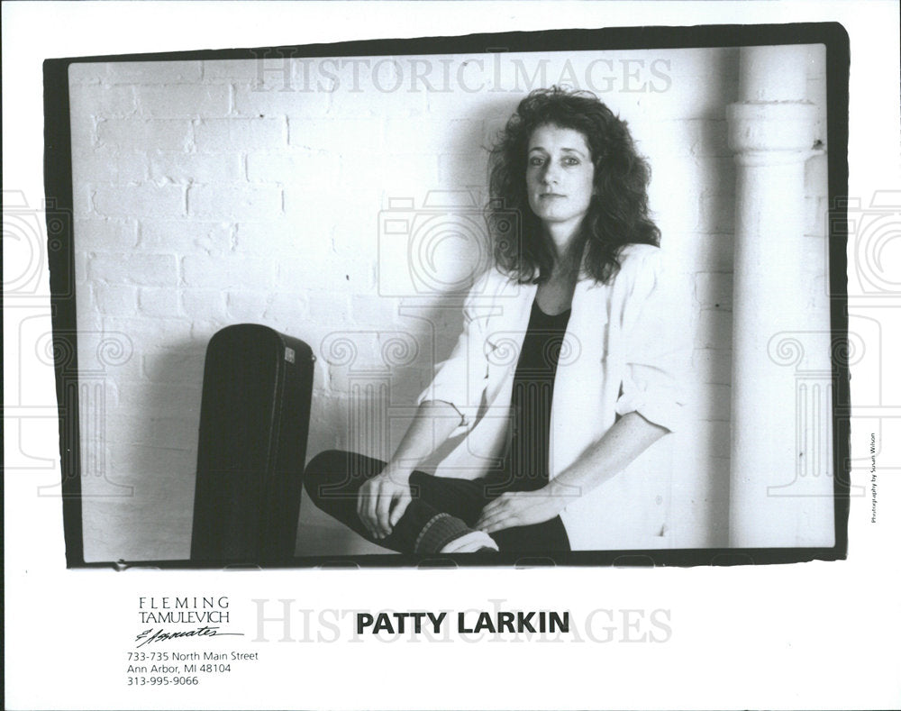1991 Press Photo Patty Larkin Boston Based Milwaukee - Historic Images