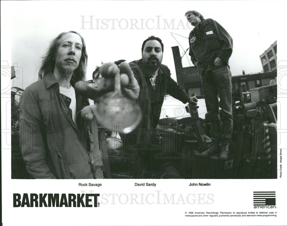 1997 Press Photo Barkmarket John Nowlin Dave Sardy bass - Historic Images