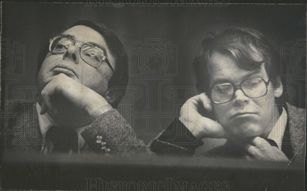 1976 Press Photo John Bromly Craig Barnes Protagonists - Historic Images