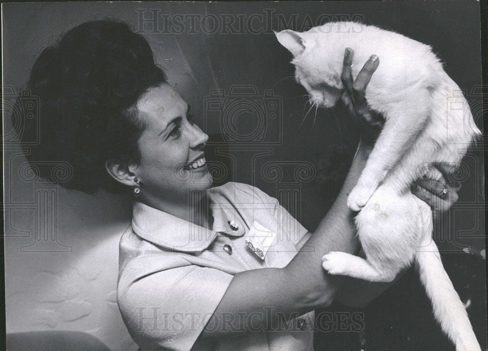 1970 Press Photo Mrs. Jack Banning Denver Socialite - Historic Images