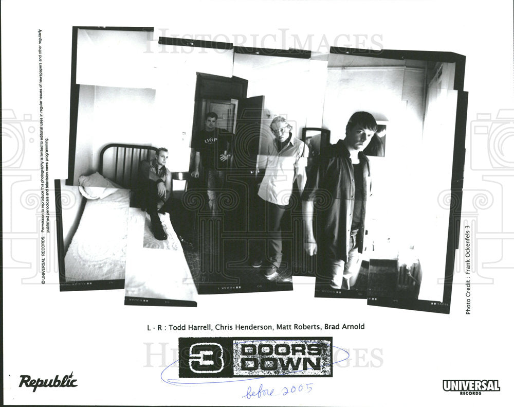 Press Photo Todd Harrell Chris Henderson Matt Roberts  - Historic Images