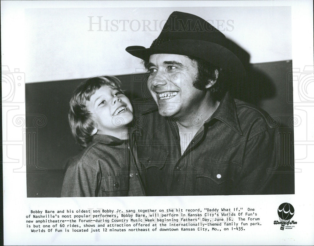 1974 Press Photo Bobby Bare Country Music Singer  - Historic Images