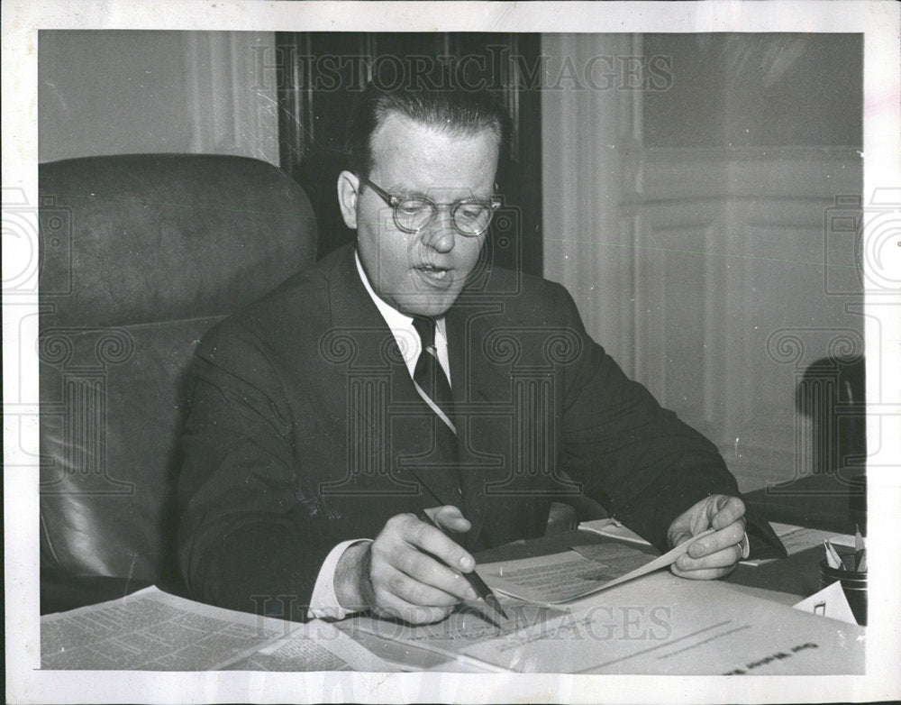 1953 Washington Economist Garbriel Hauge-Historic Images