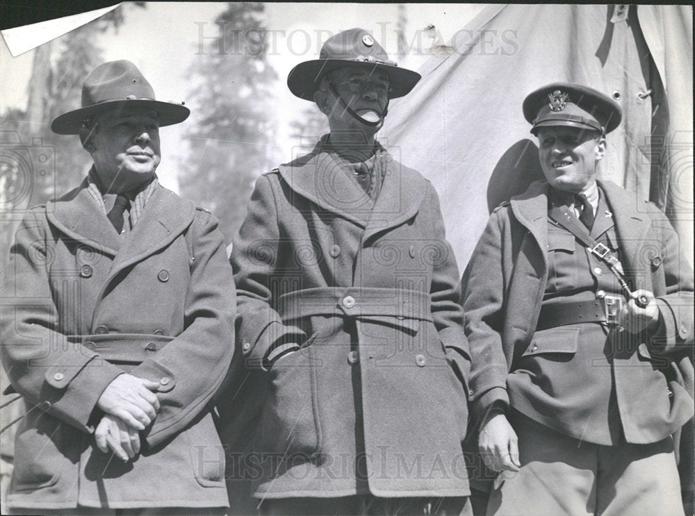 1939 Press Photo Major Col. Negretto Leand Crockett - Historic Images
