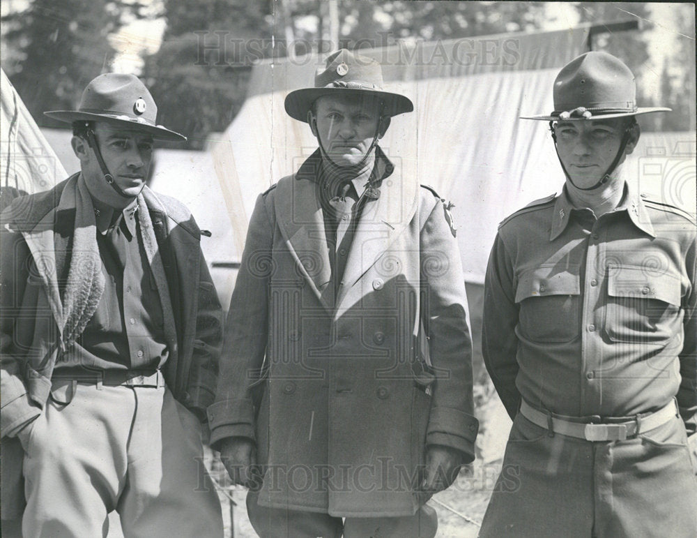 1939 Press Photo search for lost boys, Medicine Bow, WY - Historic Images