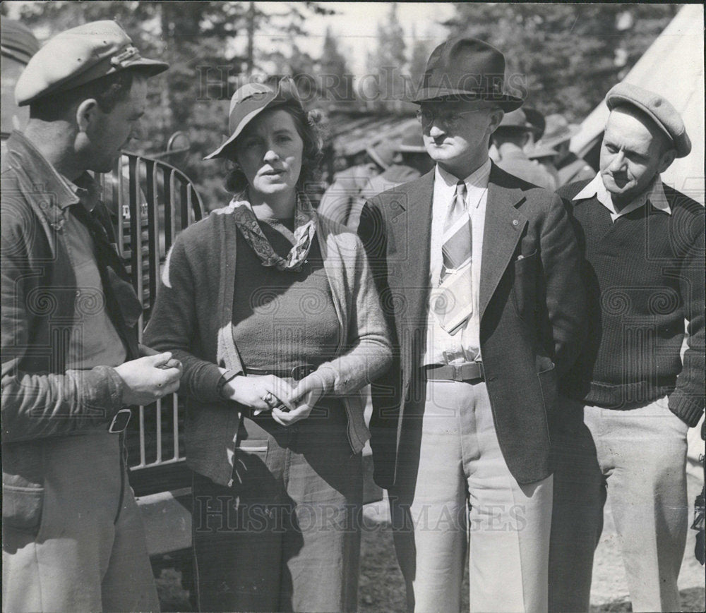 1939 Press Photo Harold and Charles Hixon Search Team  - Historic Images