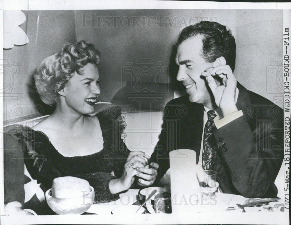 1954 Press Photo June Haver Fred MacMurray - Historic Images