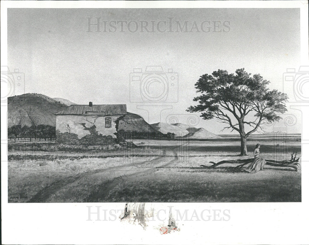 1973 Press Photo Abandanata Painting - Historic Images