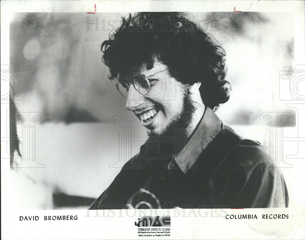 1975 Press Photo David Bromberg Bluegrass Blues Singer - Historic Images