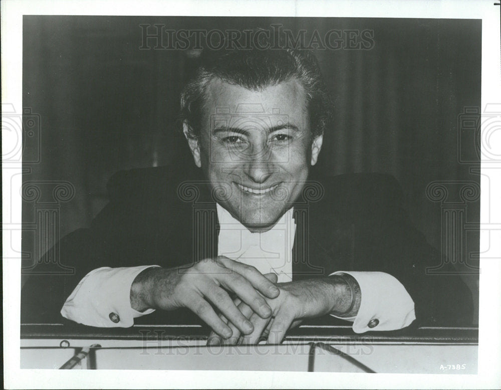 1981 Press Photo David Bar-Illan Israeli Pianist Author - Historic Images