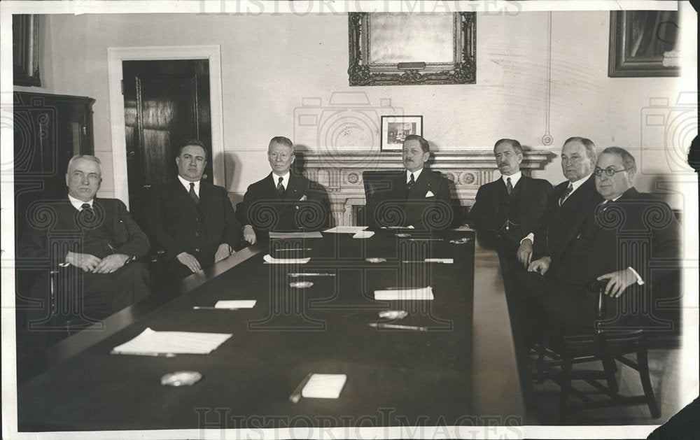 1931 Press Photo Secretary Hurley War Department chair - Historic Images