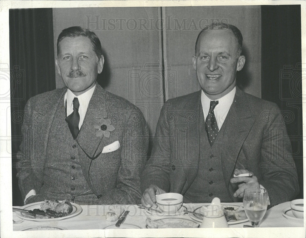1935 Press Photo Republican Dinner Hurley MacNider - Historic Images