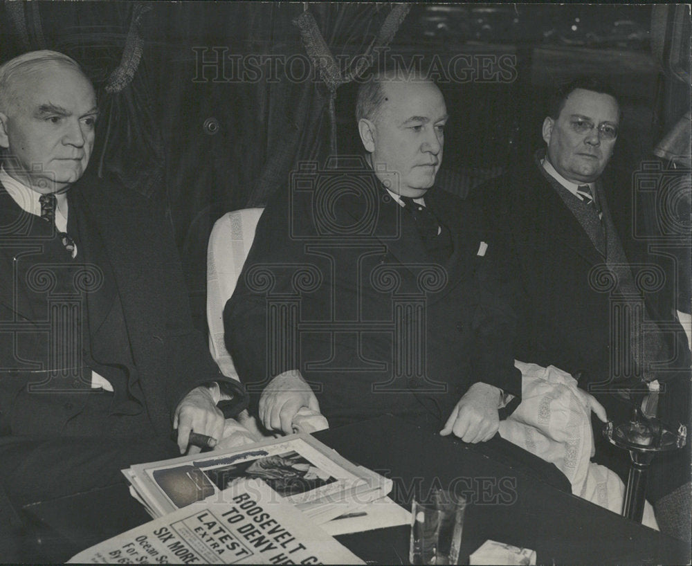 1938 Press Photo W.M. Jeffers President Union Pacific  - Historic Images
