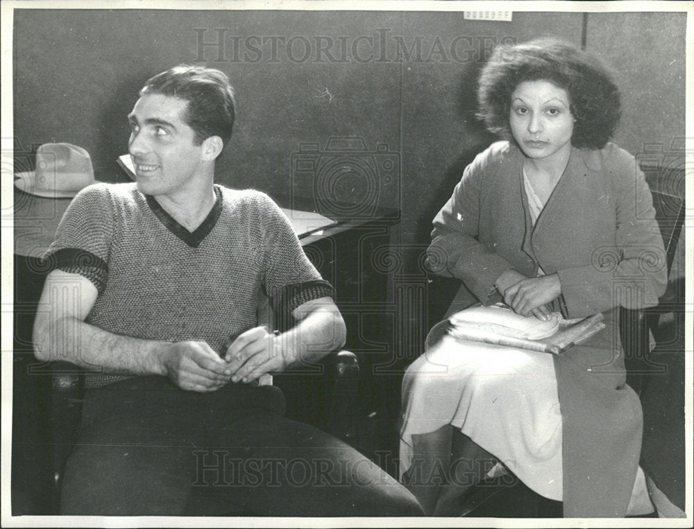 1934 Press Photo Guelvo Marksi And Wife(Gettle Case) - Historic Images