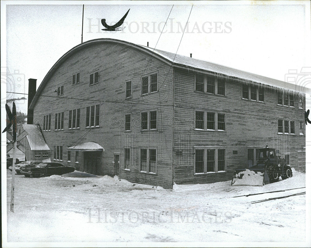 1972 Press Photo Dee Stadium Michigan Tech - Historic Images