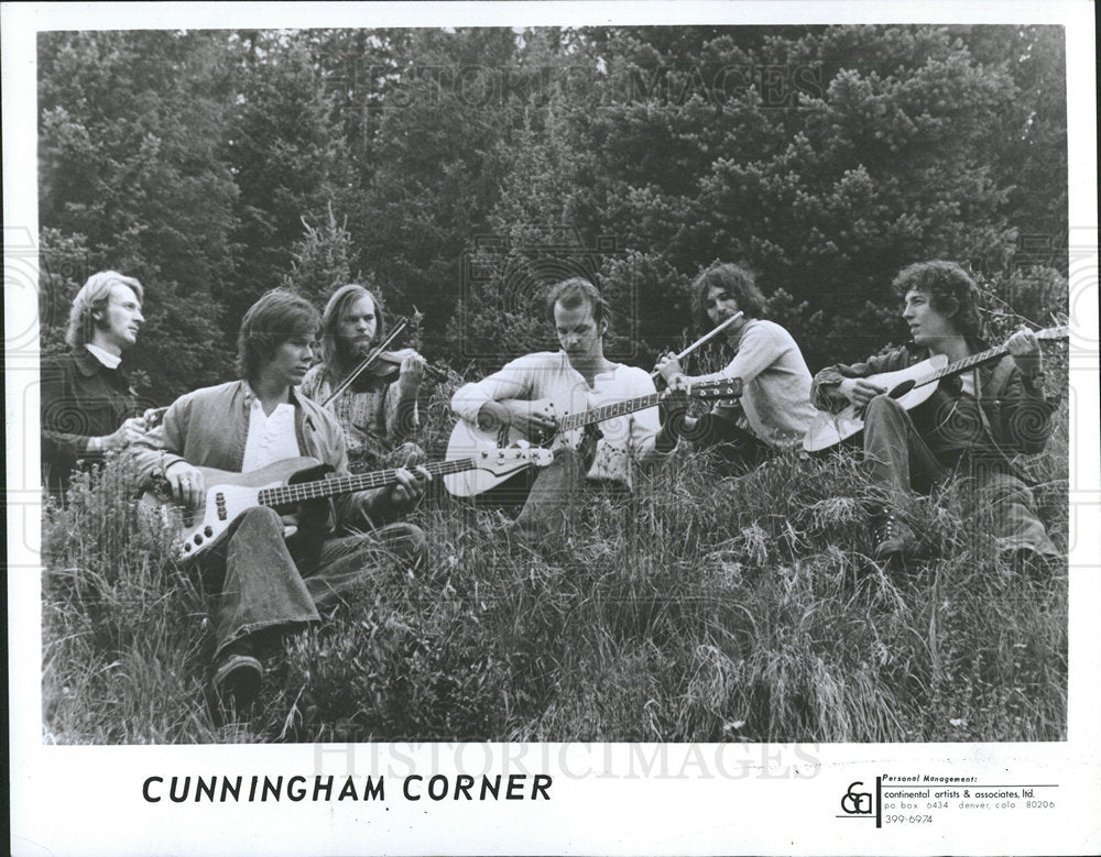 1975 Press Photo The Cunningham Corner Music Group - Historic Images