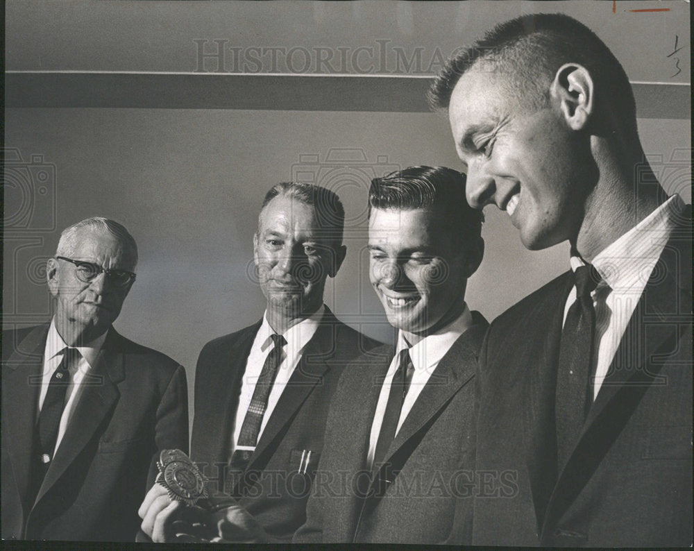 1964 Press Photo The Haze Family Police Heritage - Historic Images