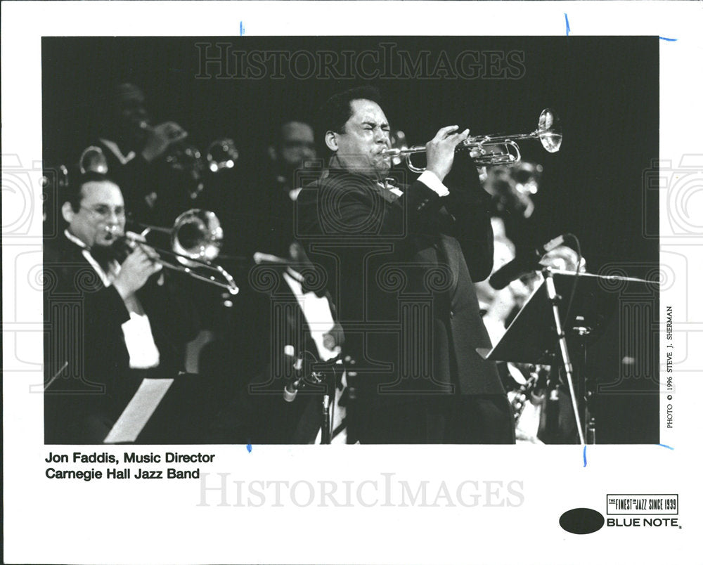 1990 Press Photo Jon Faddis Carnegie Hall Jazz Band - Historic Images