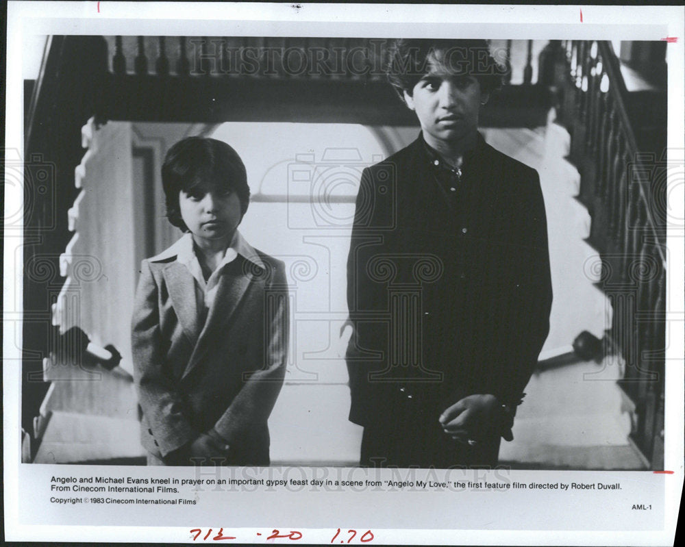 1983 Press Photo Actor Angelo Evans - Historic Images