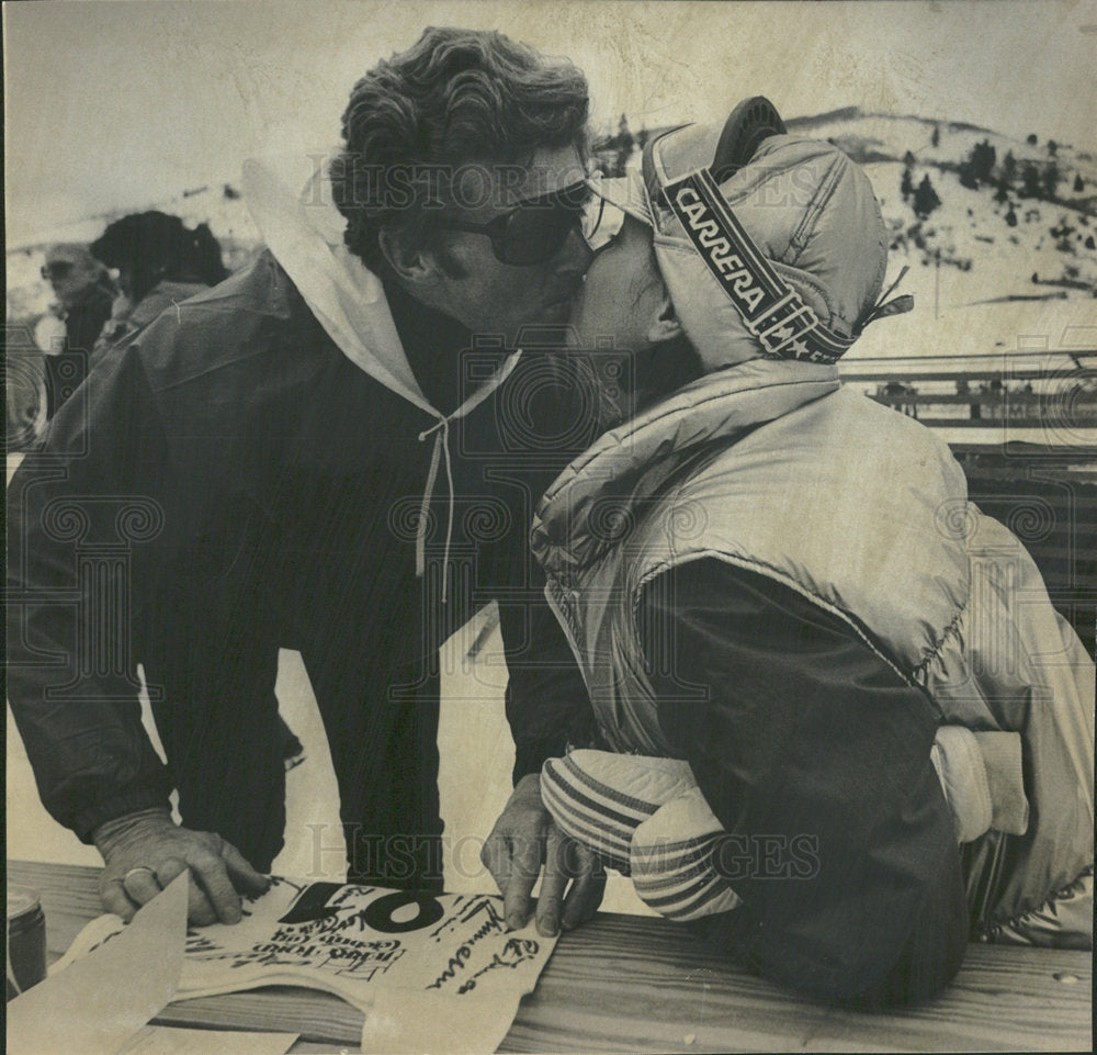 1982 Press Photo Ex Olympian Stein Eriksen - Historic Images
