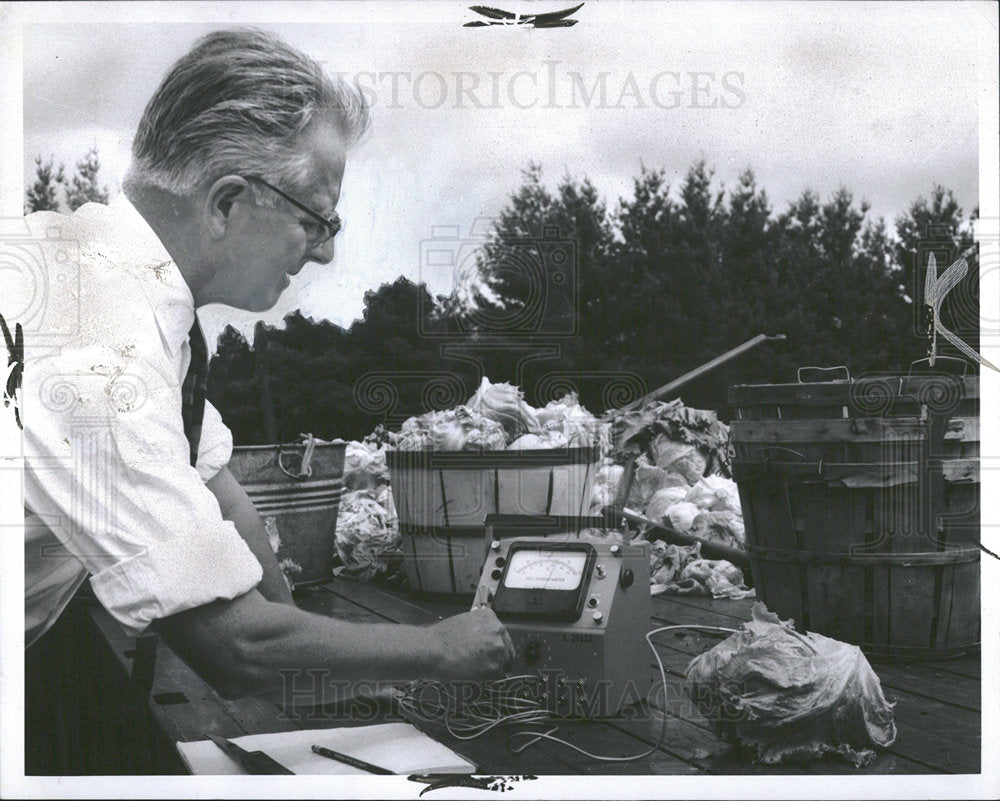 1965 Press Photo Michigan State Robert Carolus Research - Historic Images