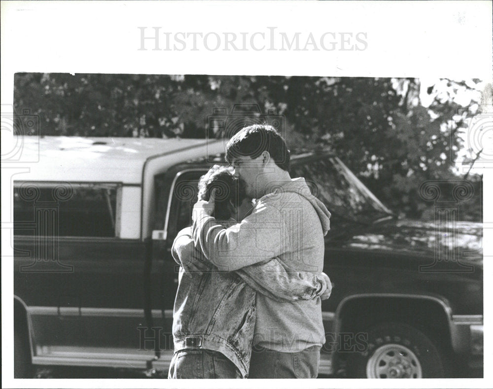 1987 Press Photo Marcia Baczynski Home Fire - Historic Images