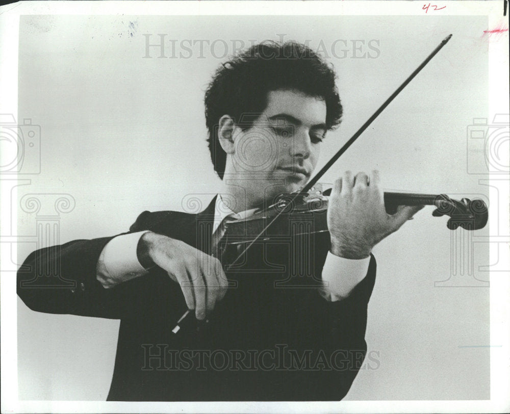 1990 Press Photo Violinist Ralph Evans - Historic Images
