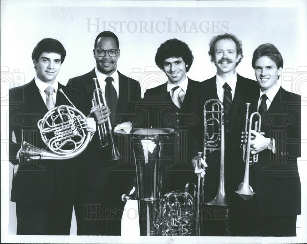 1981 Press Photo The Empire Brass Quintet - Historic Images