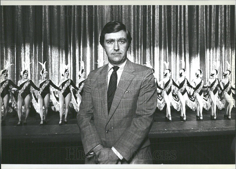 1982 Press Photo Richard Evans Radio City Music Hall - Historic Images