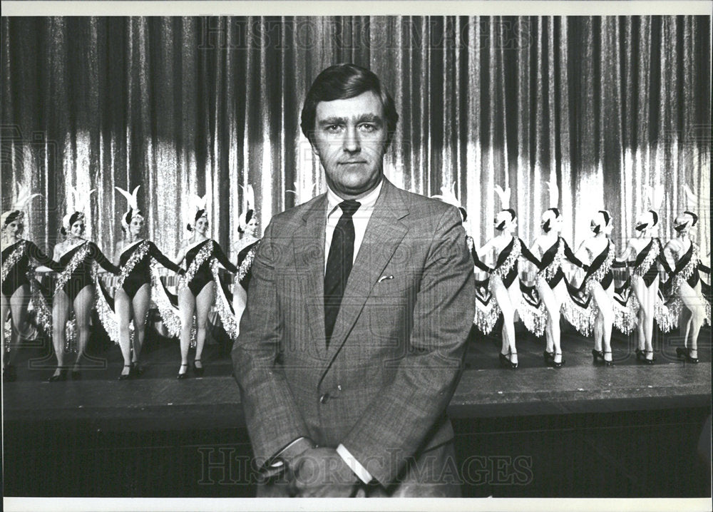 1982 Press Photo Richard Evans Radio City Music Hall - Historic Images