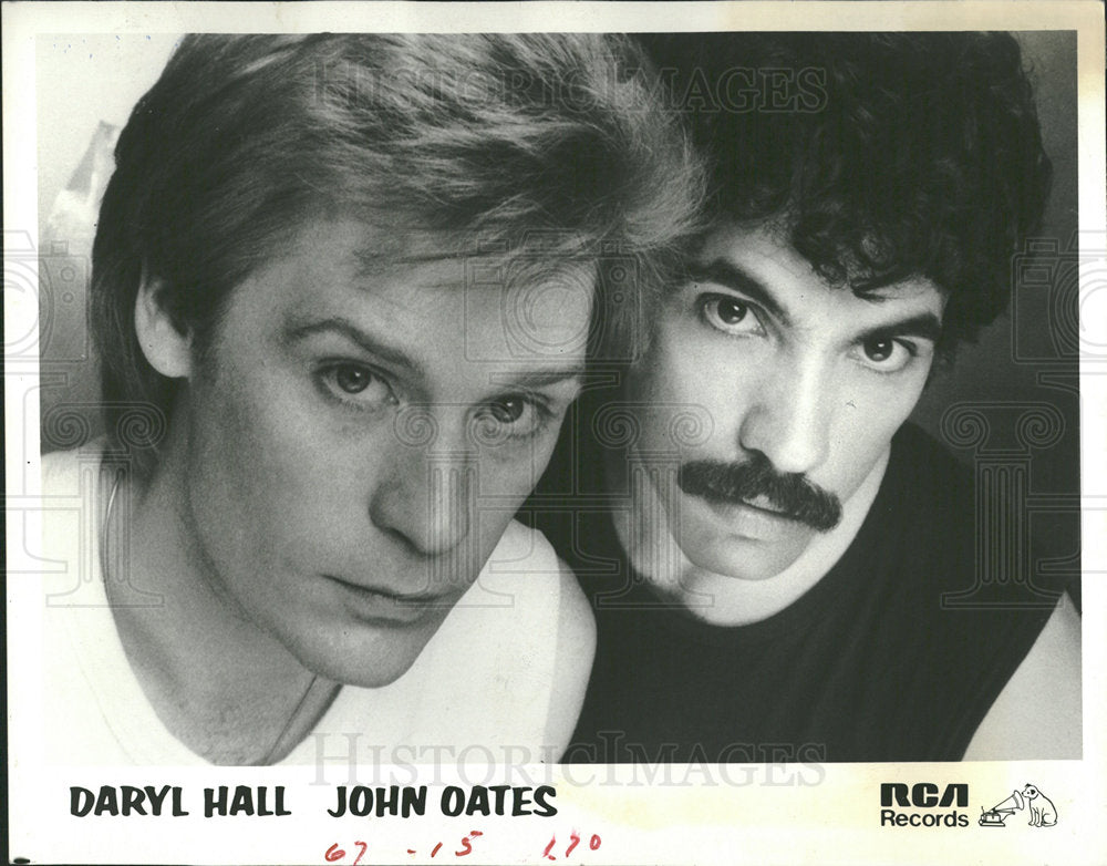 1980 Press Photo Daryl Hall John Oates - Historic Images