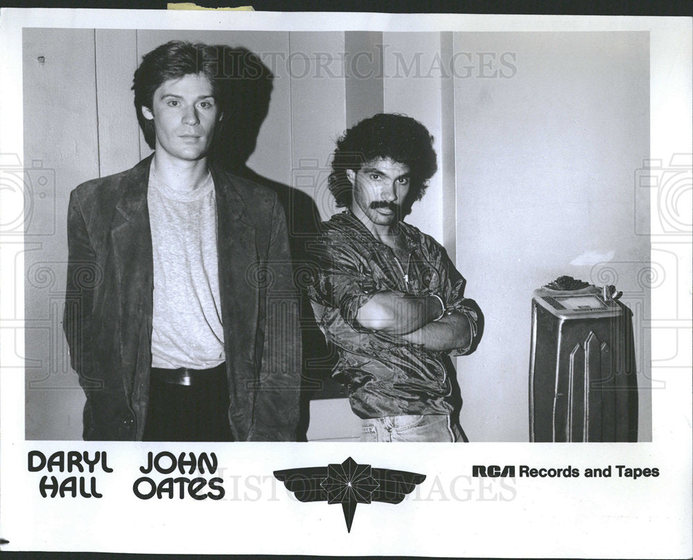 1978 Press Photo U.S. music duo Hall &amp; Oates - Historic Images