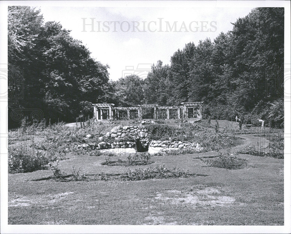 1959 garden University of Michigan  - Historic Images