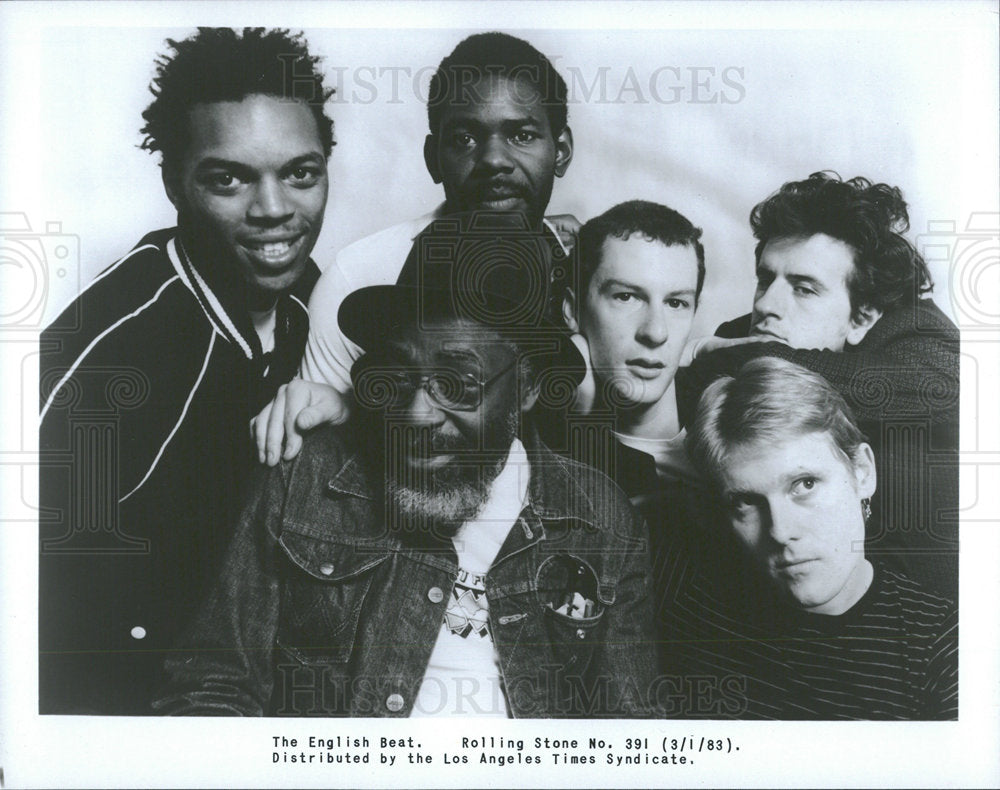 1983 Press Photo Music Group The English Beat - Historic Images