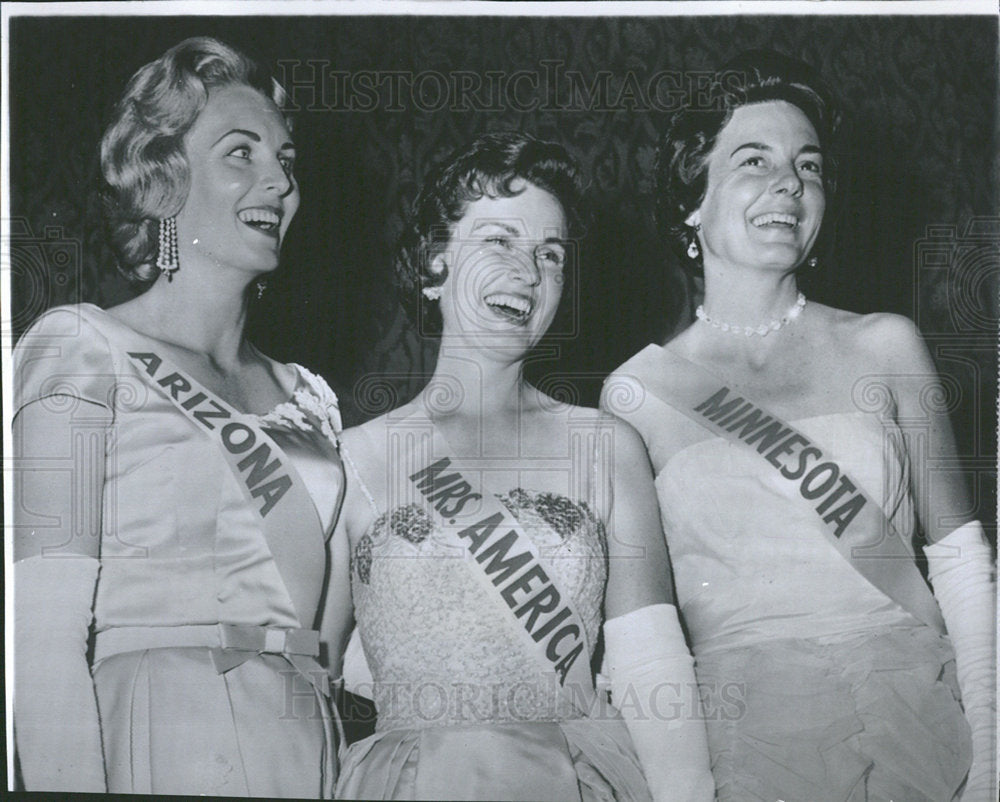 1961 Press Photo Lila Masson Mrs America Detroit - Historic Images