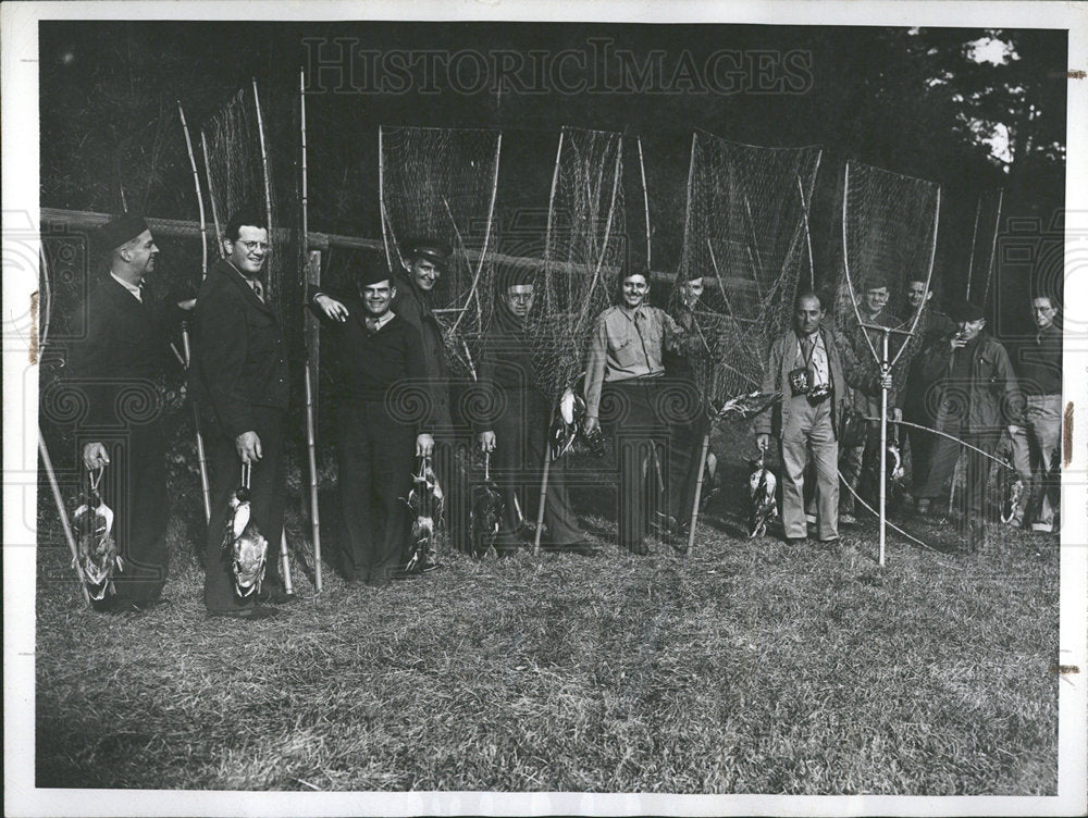 1946 Press Photo Duck Hunting In Japan - Historic Images