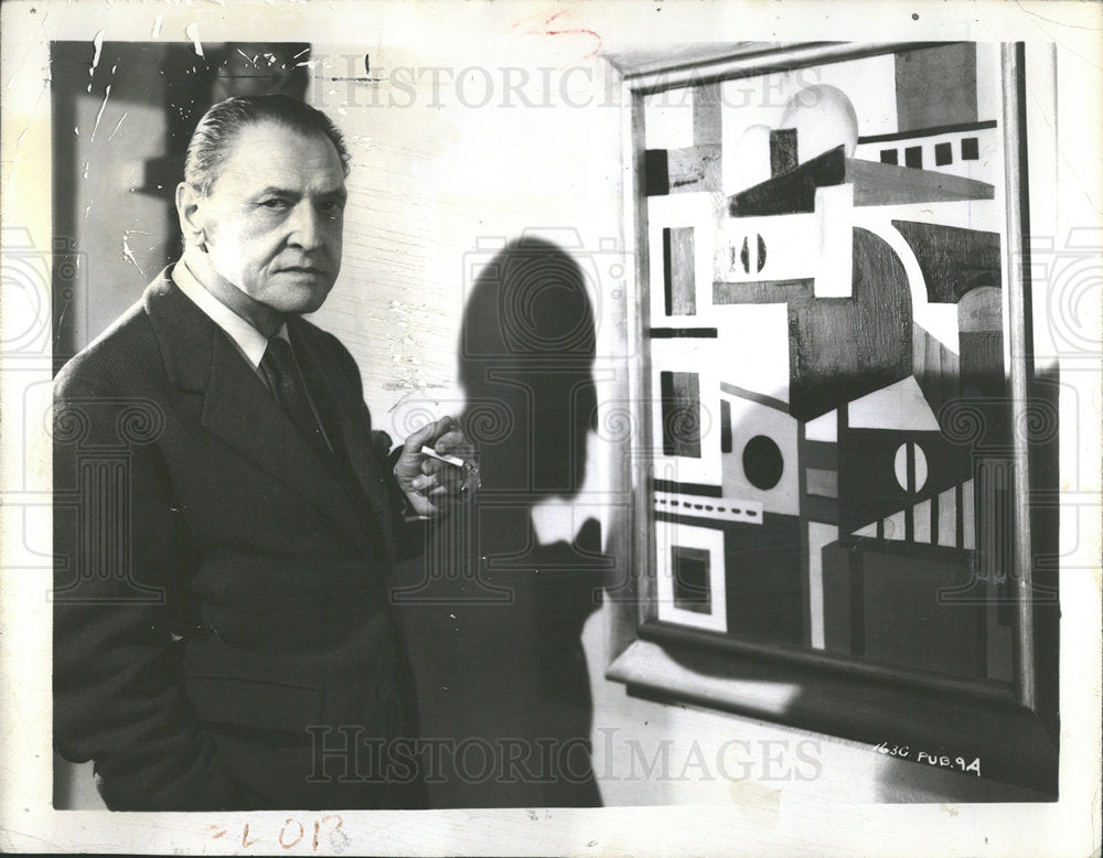 1949, W. Somerset Maugham Quartet actor - RRY06787 - Historic Images