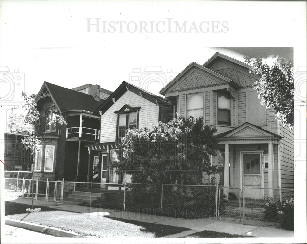 1985 Press Photo home 1300 block Labrose Detroit - Historic Images