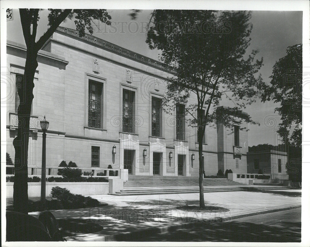 1938 Press Photo Univ Mich Rackham School Building - Historic Images
