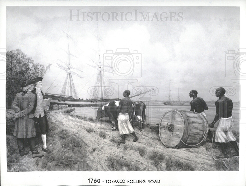 1939 Press Photo Tobacco Rolling Road Diorama Expo - Historic Images