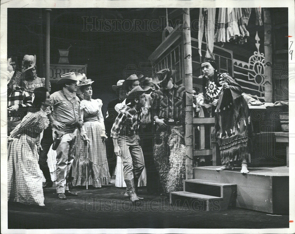 1965 Press Photo Lady From Colorado Musical Large Scene - Historic Images
