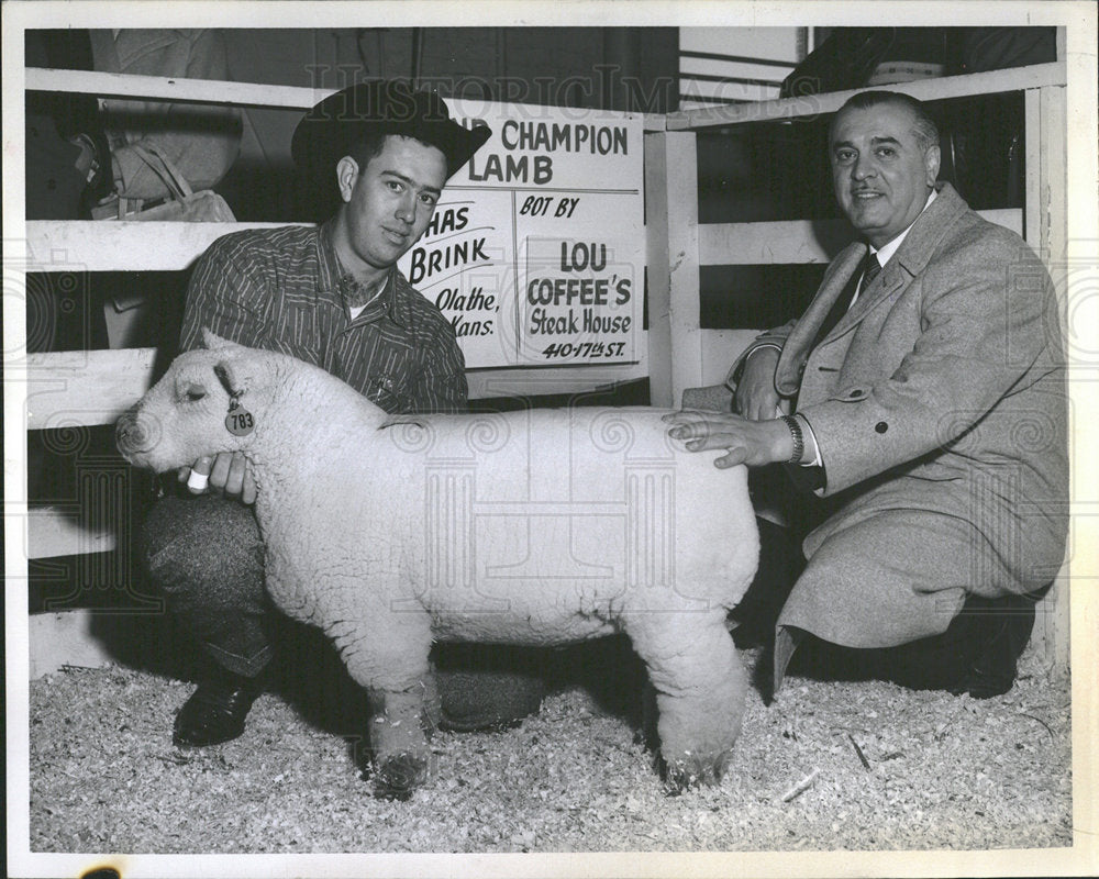 1960 Press Photo National Western Stock Show Lamb Champ - Historic Images