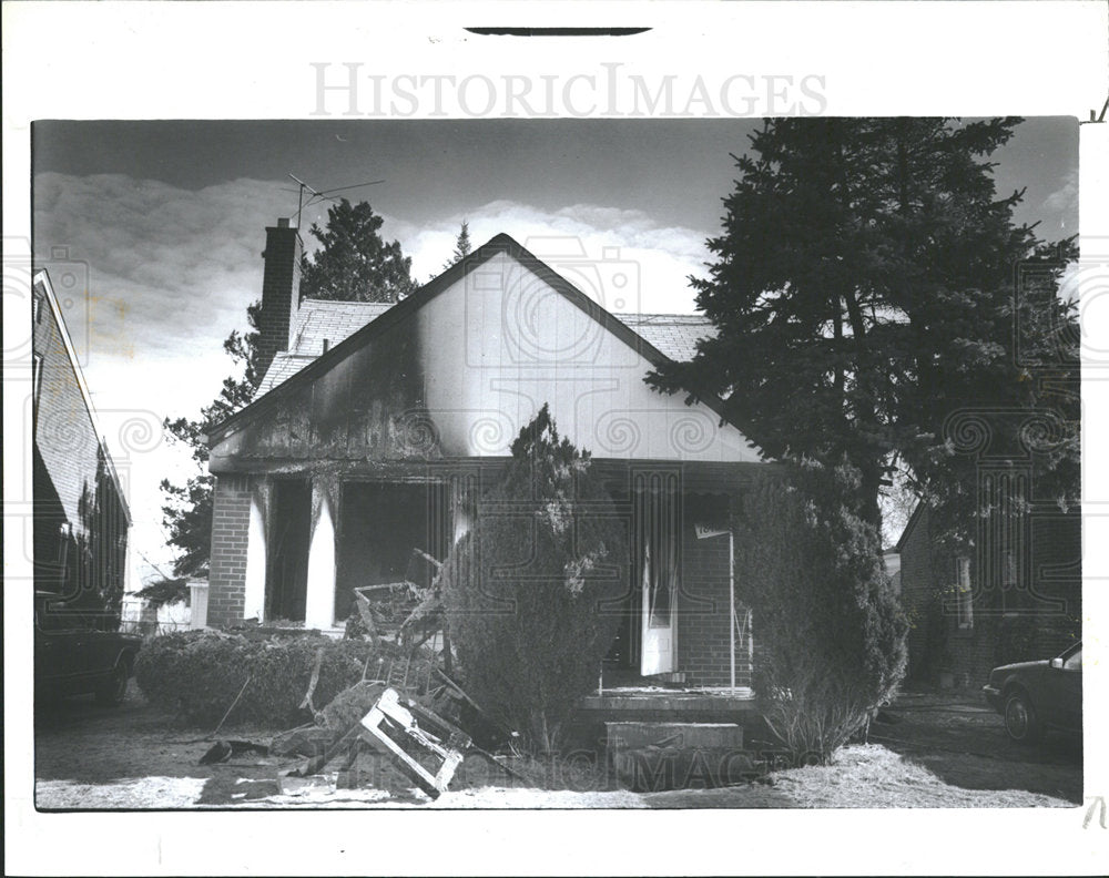 1989 Press Photo fires  arson   - Historic Images