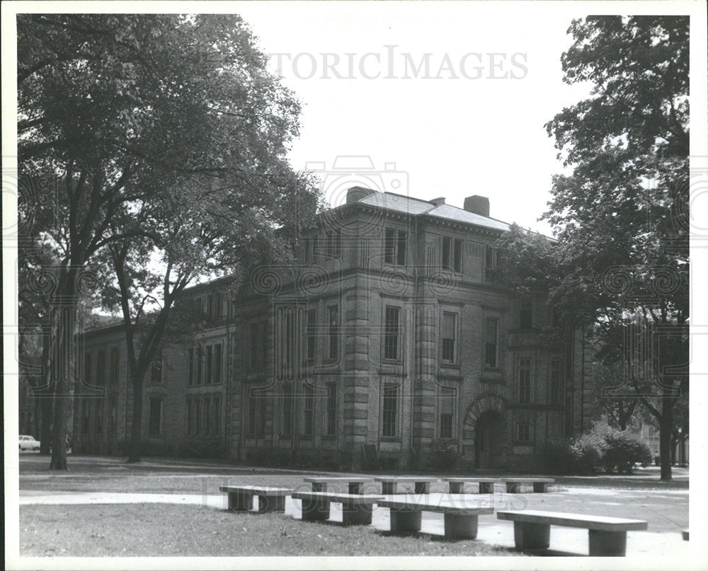 1958 Press Photo Pharmacy University Michigan - Historic Images