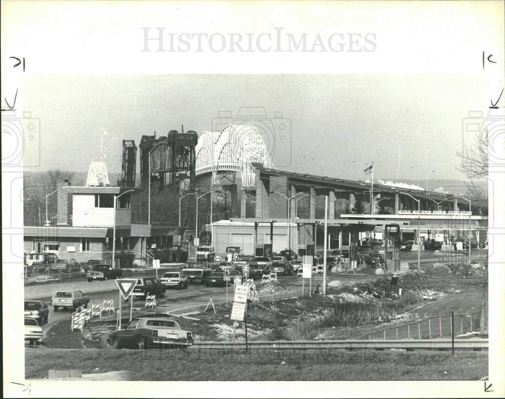 1990 Press Photo Downtown Sault Ste Marie Michigan - Historic Images