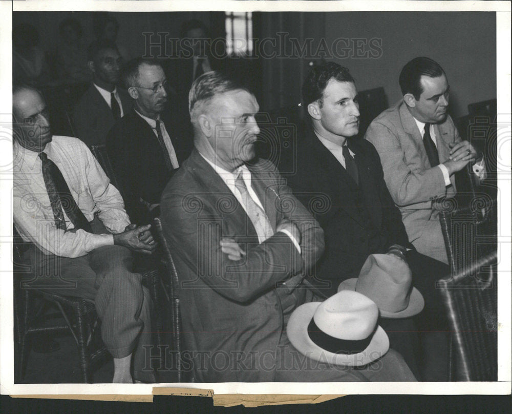 1934 Press Photo Doke Murder Trial Verdict Announcement - Historic Images