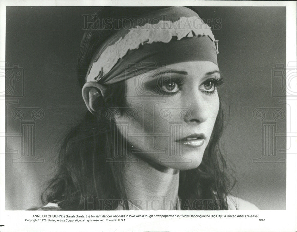 1980 Press Photo Dancer Anne Ditchburn - Historic Images